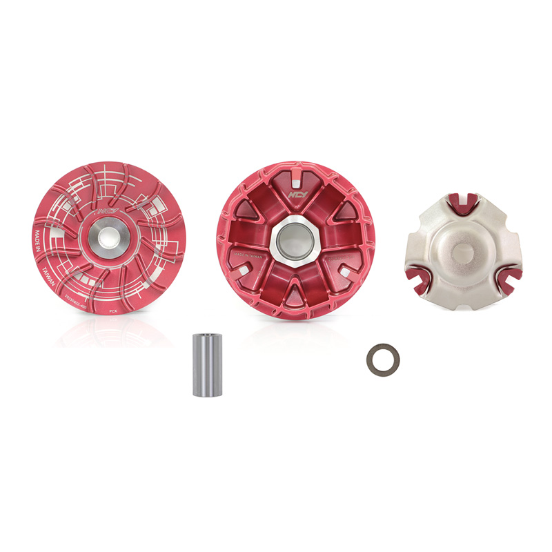 HONDA N-20 Front Pulley Set W/ Bush+Washer + Drive Face Assy./ Berry Red For PCX 125