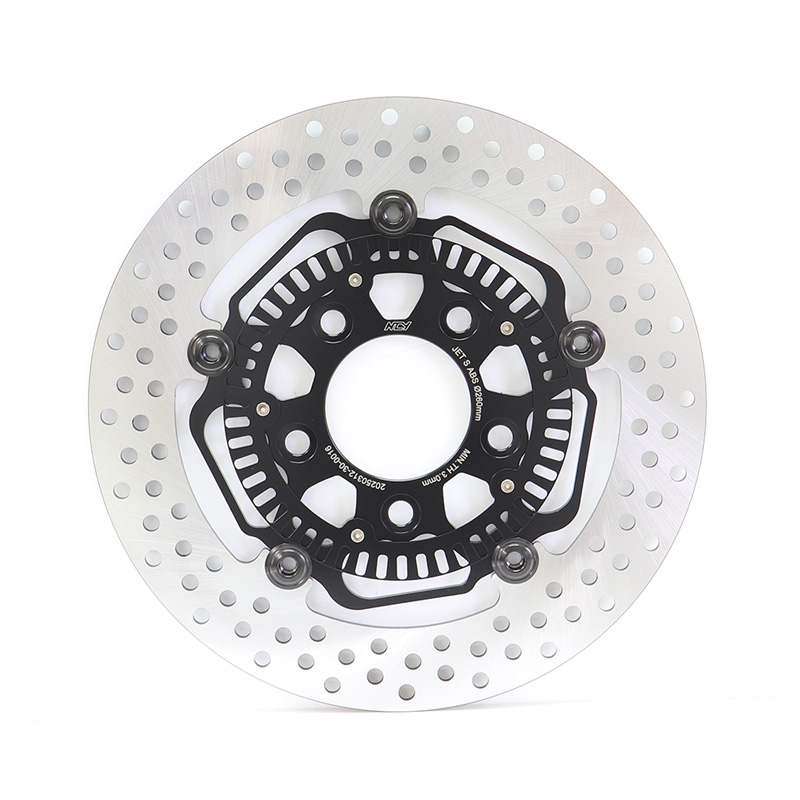 SYM N-23 Floated Round Disk 260mm/ Rivet Titanium For JET S 125 ABS
