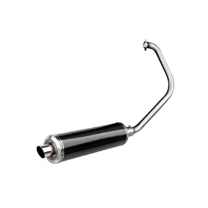 HONDA AEP 100 Carbon Fiber Exhaust Pipe