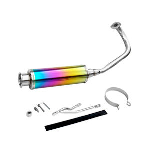 HONDA ZOOMER 50 Stainless Ep Titanium Round Exhaust Pipe