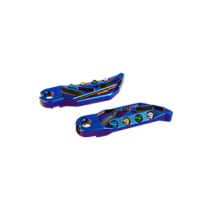SYM 4TH NEW FIGHTER 150 N-20 Footrest Rod/ Titanium Blue
